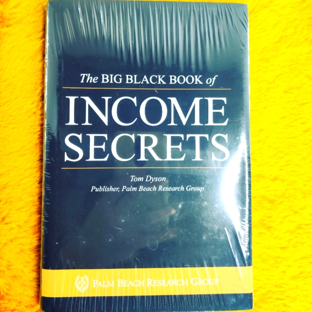 *THE BIG BLACK BOOK OF INCOME SECRETS* BY Tom Dyson🖤🖤🖤